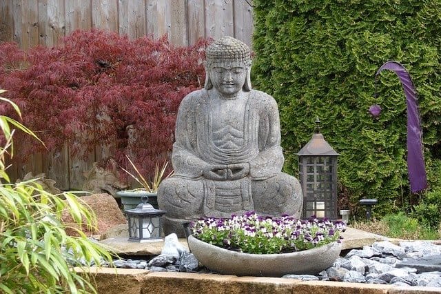 46 Modern & Small Corner Rock Garden Ideas: How to Create a Beautiful and Functional Space Buddha-Inspired Rock Garden