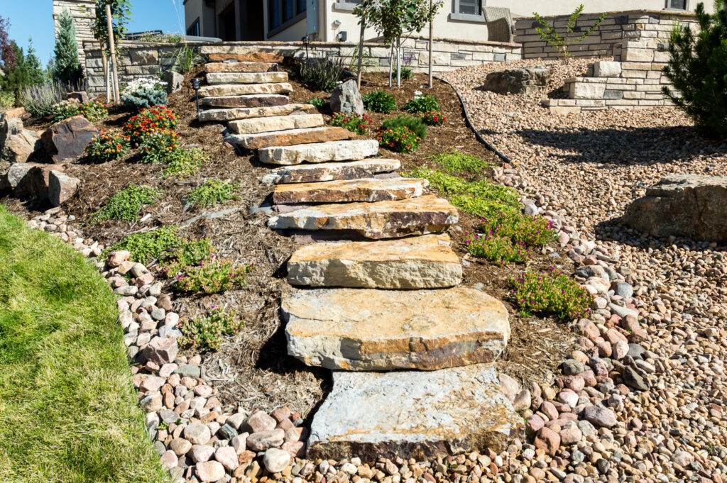 46 Modern & Small Corner Rock Garden Ideas: How to Create a Beautiful and Functional Space Flat Slab Steps
