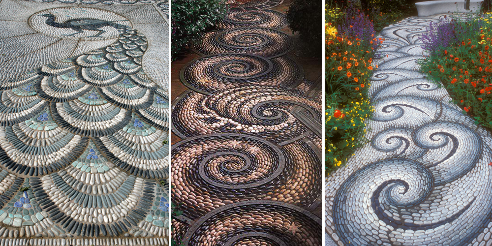 46 Modern & Small Corner Rock Garden Ideas: How to Create a Beautiful and Functional Space Garden Pebble Path