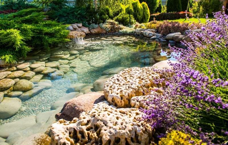 46 Modern & Small Corner Rock Garden Ideas: How to Create a Beautiful and Functional Space Rock Garden with Pond Landscape