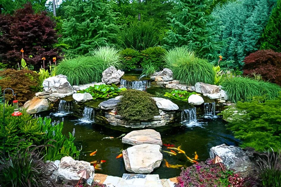 46 Modern & Small Corner Rock Garden Ideas: How to Create a Beautiful and Functional Space Rock Garden with Waterfall