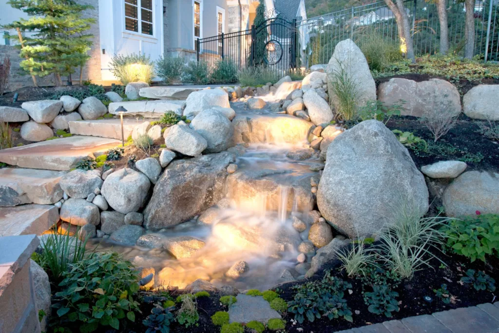 frontyard landscaping ideas with rocks