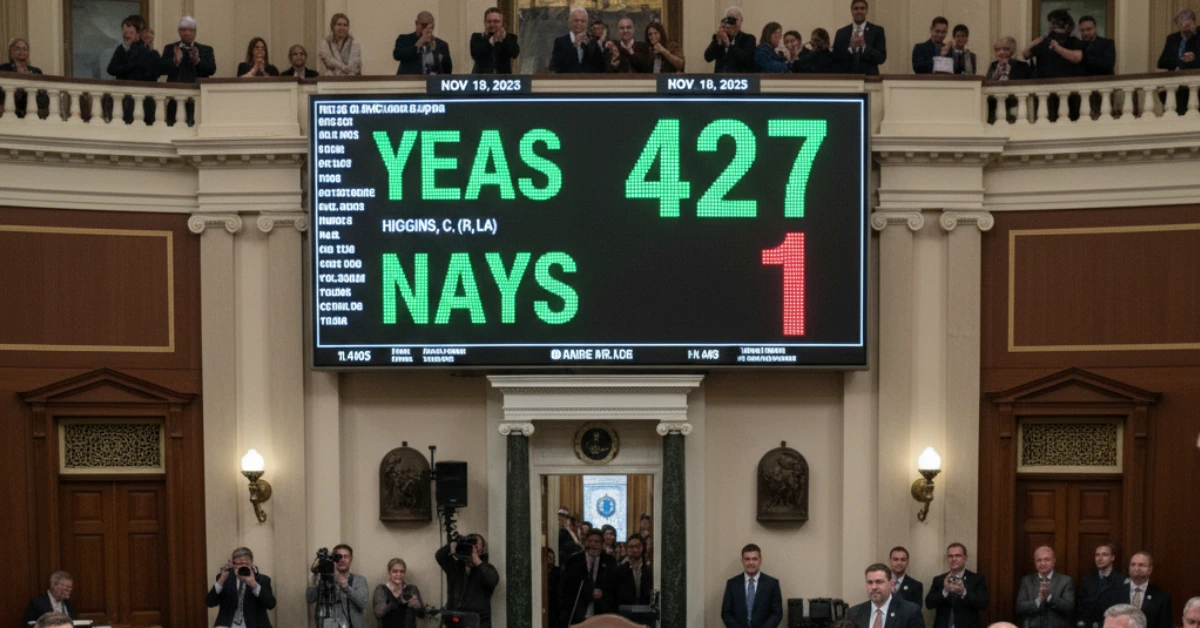 427 to 1: Why Clay Higgins Was the Only Lawmaker to Vote Against Releasing the Epstein Files 427 to 1: Why Clay Higgins Was the Only Lawmaker to Vote Against Releasing the Epstein Files