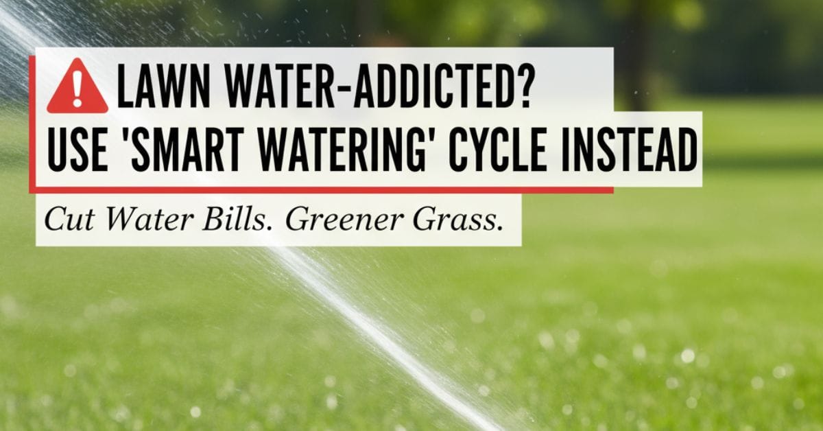 Is Your Lawn Water-Addicted? Use This New 'Smart Watering' Cycle Instead Is Your Lawn Water-Addicted Use This New ‘Smart Watering’ Cycle Instead