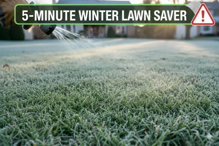 WARNING The 5-Minute Task That Saved Thousands of Lawns From Winter Burn