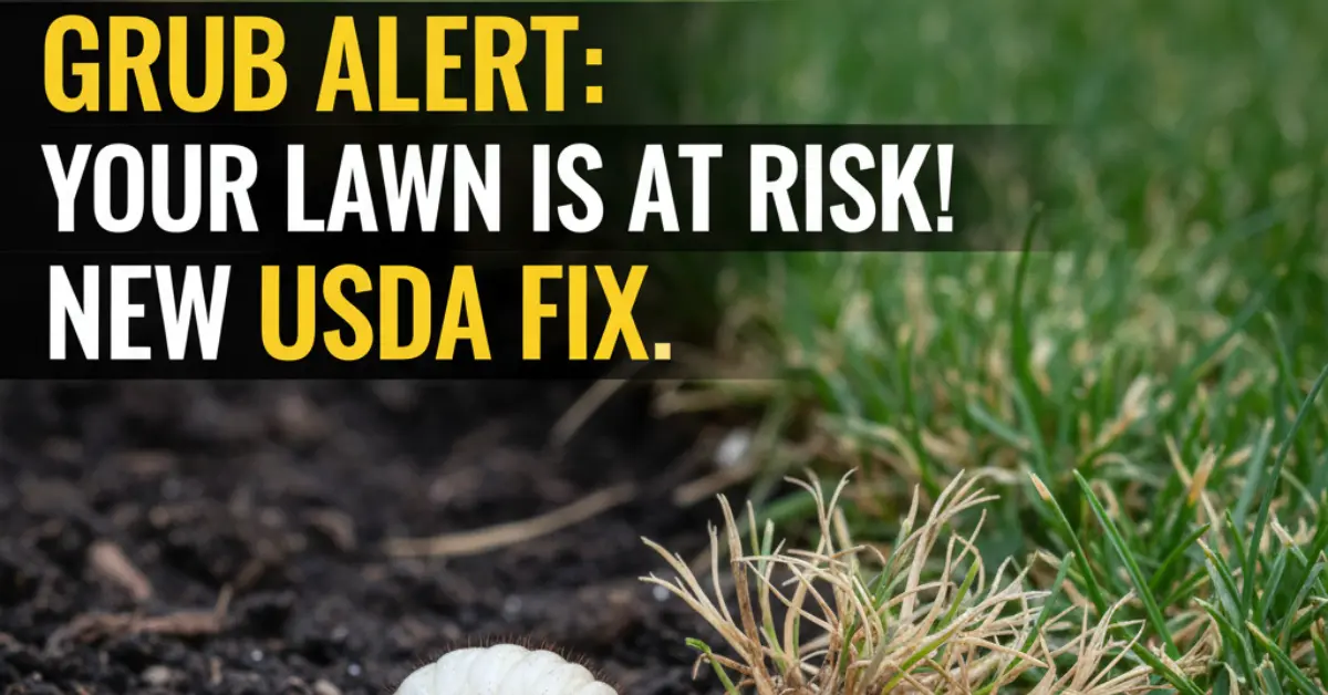 Why Homeowners Are Terrified of Grubs The New USDA-Approved Treatment