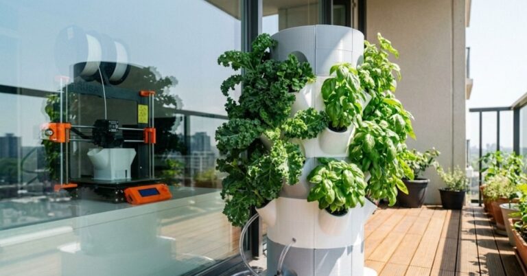 3D Printed Hydroponic Tower DIY vertical garden modular hydroponics 3D printing for gardeners saving money on vegetables aeroponics How does a 3D printed hydroponic tower work Can you 3D print a garden Best filament for hydroponics